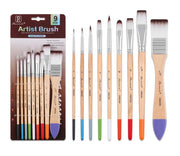 Artist Brush 9pcs Pink HB8098H