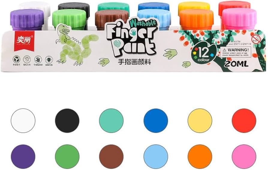 Fingerpaint Washable 12C YL829