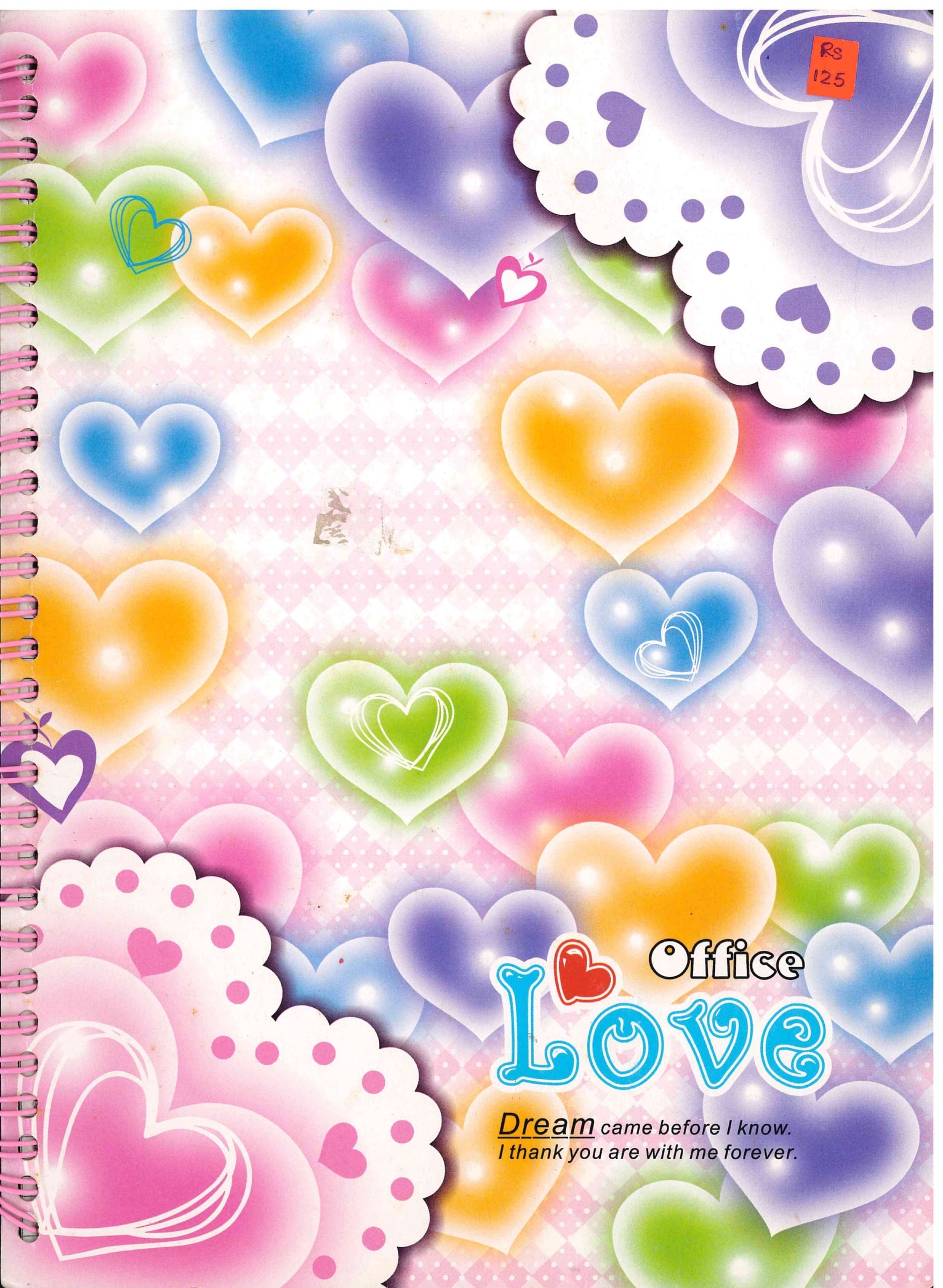 Note Book Spiral Square