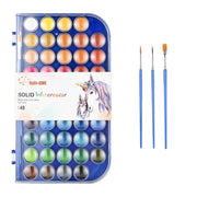 Solid Watercolor 48 Cakes
