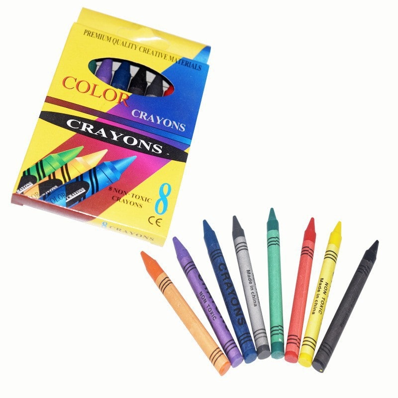8 Colour Crayon