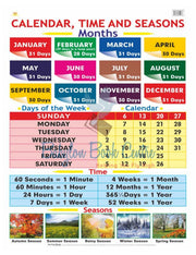 Chart Calendar Time & Seasons