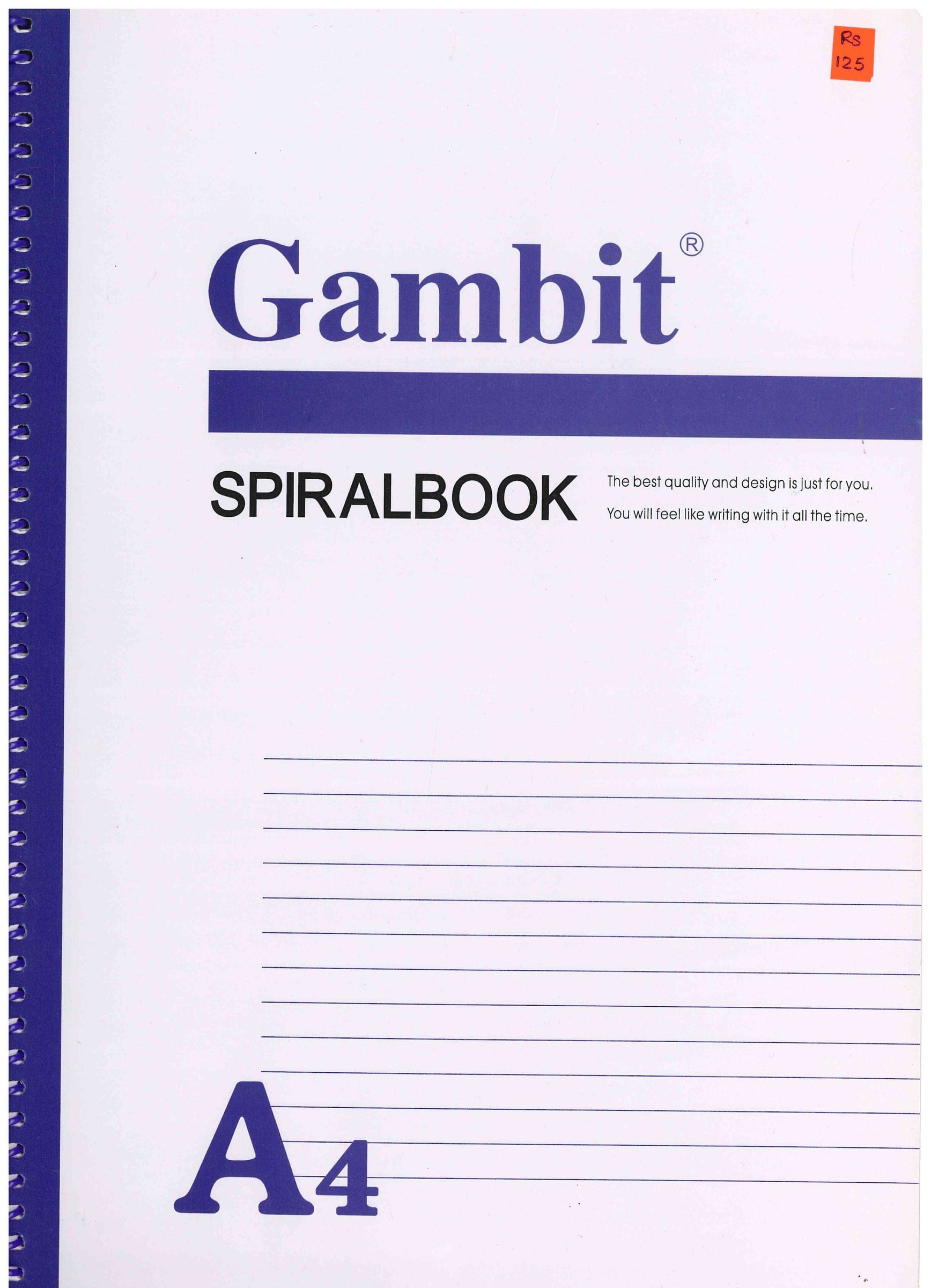 Gambit S6 Spiral 40 Pages