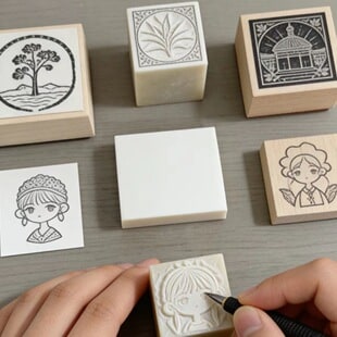 Carving RUBBER Round 5cm
