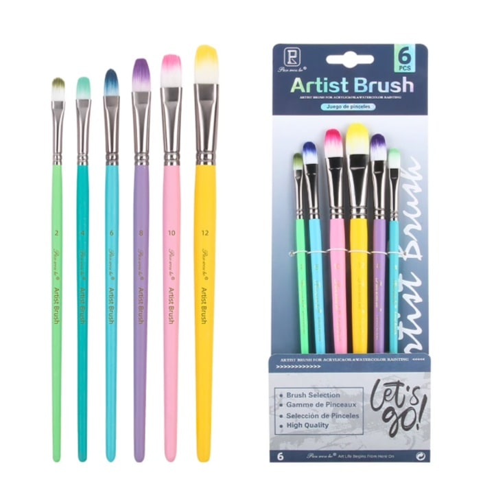 Artist Brush 6pcs Color HB173