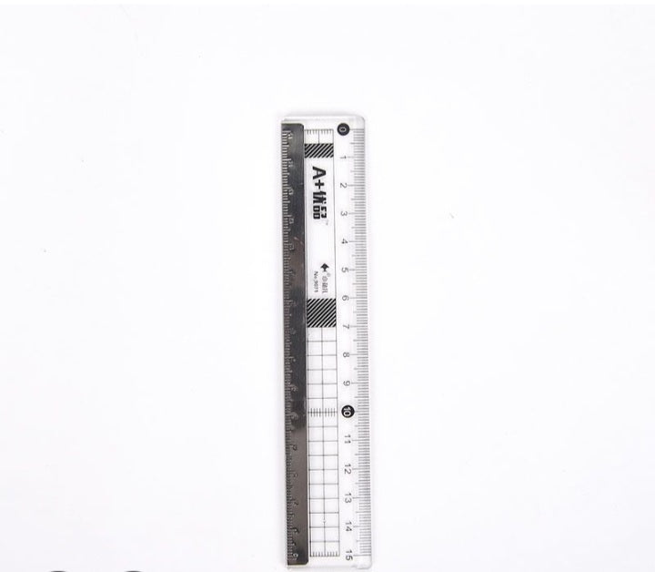 Ruler No. 9071 15cm Metal Side