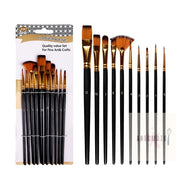 10pcs Artist Brush Set BLK