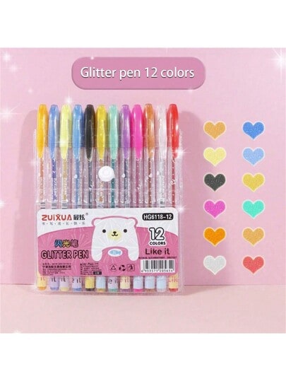 12 Color Pen Set HG6118-12