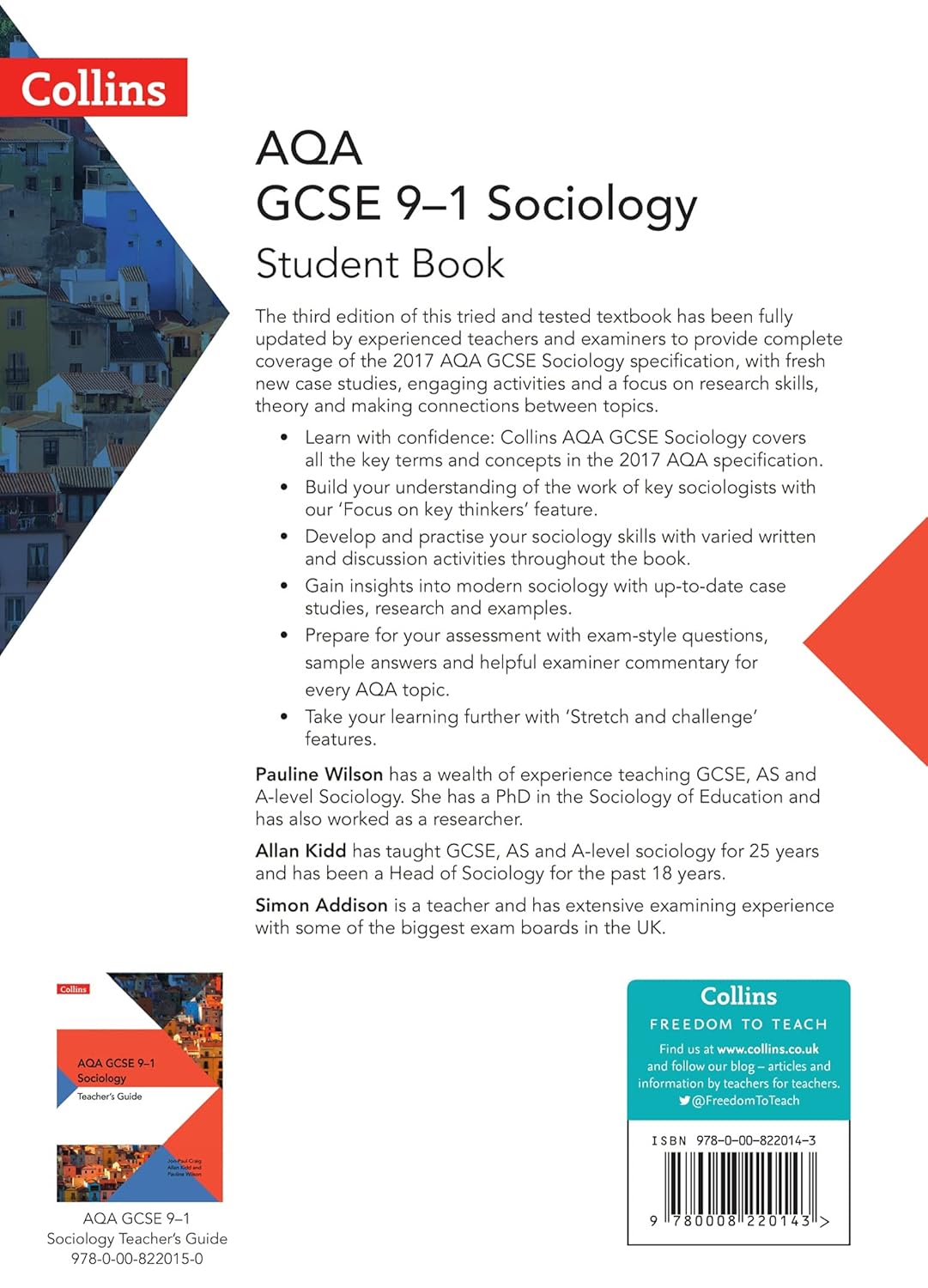 AQA GCSE 9-1 Sociology Student's Book (Pauline Wilson,Allan Kidd,Simon Addison)