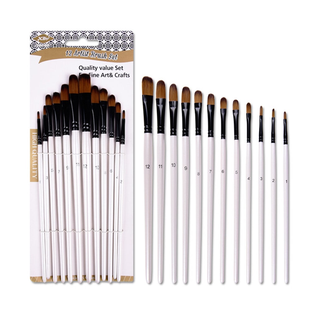 Artist Brush 12pcs Color HB030