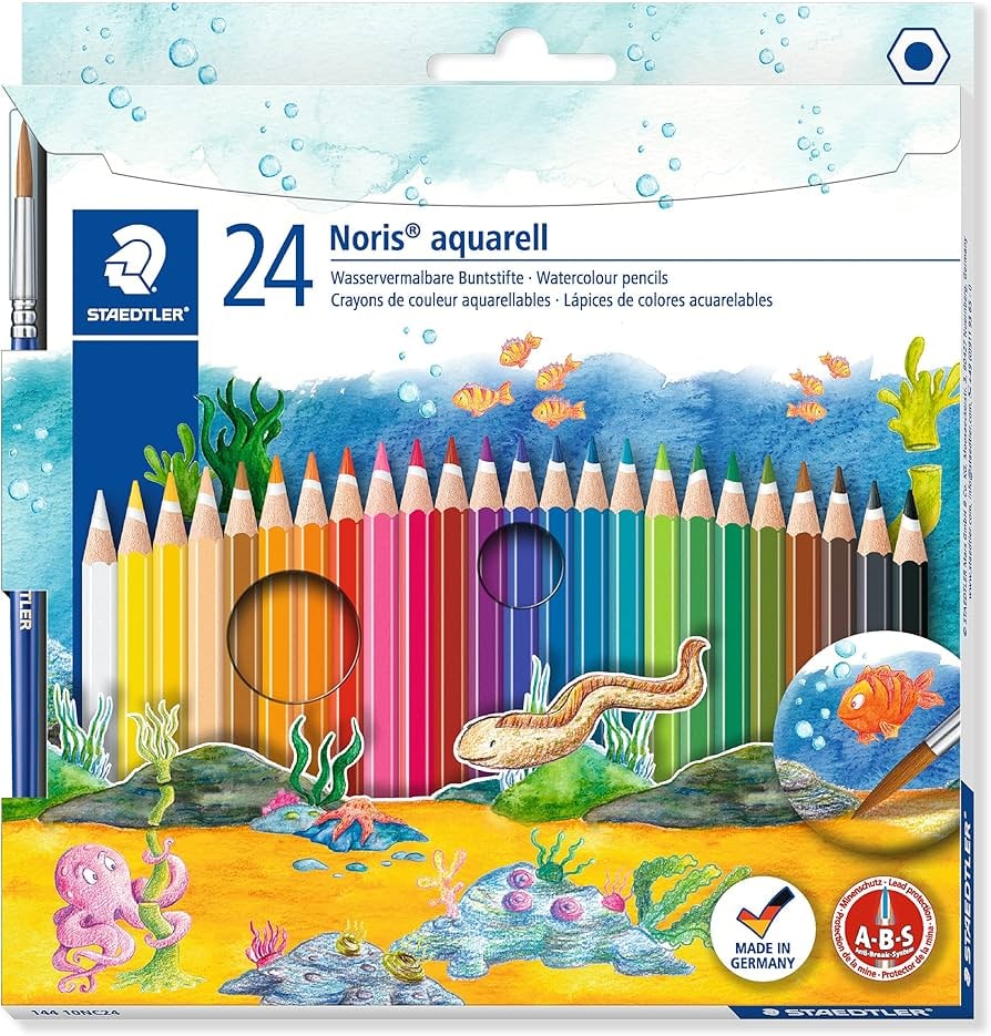 Staedtler 24 Colours Aquarelles