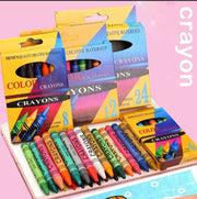 12 Color Crayons S-2688A