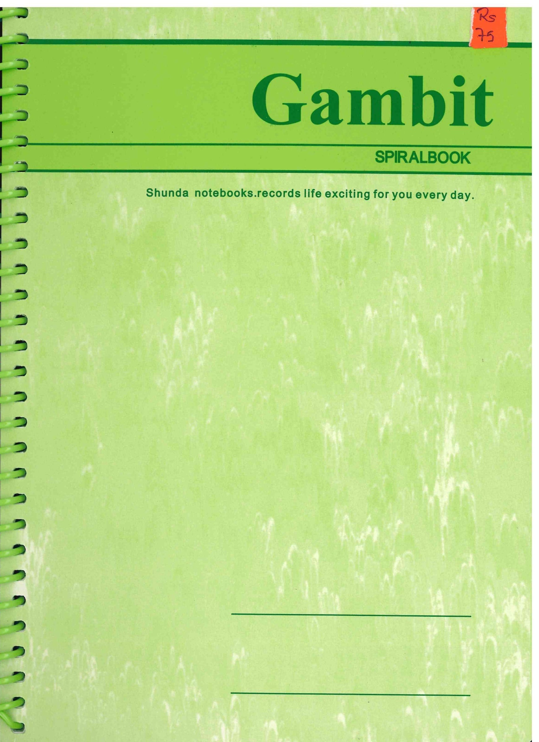 Notebook GAMELY A5 80 Pages