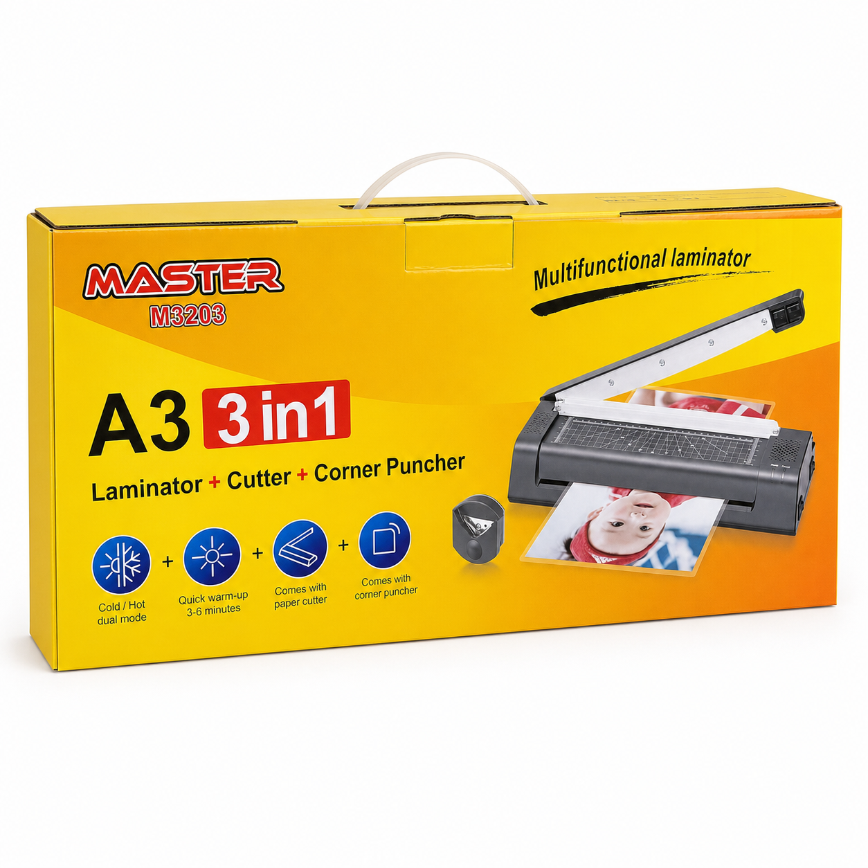 Multifunctional A3 Pouch Laminator 3in1 M3203