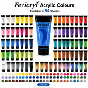 Fevicryl Professional Acrylic Colours 200ml – Choose Your Shade