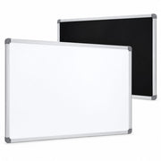 Dual Sided Board 100x60 cm - Blackboard & Whiteboard