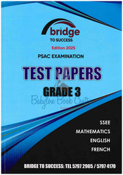 Test Papers Mathematics/English/French/SSEE - Grade 3 - Bridge To Success