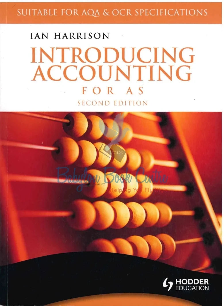 Introducing Accounting For AS Level - 2nd Edition - Ian Harrison