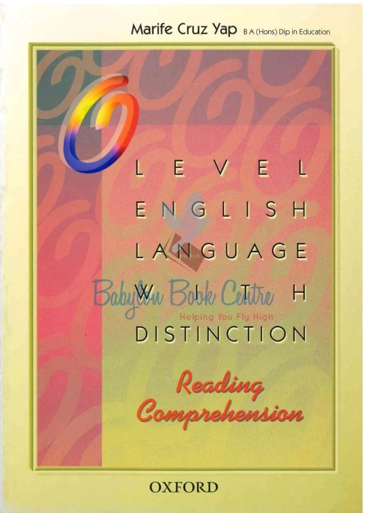 O-Level English Language With Distinction - Marife Cruz Yap