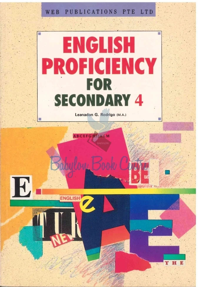 English Proficiency For Secondary 4 - Leanadon G. Rodrigo