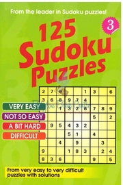 125 Sudoku Puzzles  Book 3
