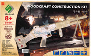 Machine Gun G-P274 - Woodcraft Construction Kit - Sea-Land