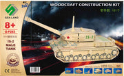 IS-2 Male Tank G-P283 - Woodcraft Construction Kit - Sea-Land