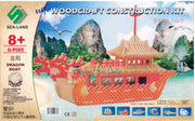 Dragon Boat G-P085 - Woodcraft Construction Kit - Sea-Land