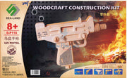 UZI Pistol G-P118 - Woodcraft Construction Kit - Sea-Land