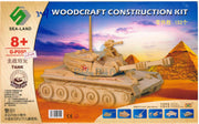 Tank G-P050 - Woodcraft Construction Kit - Sea-Land