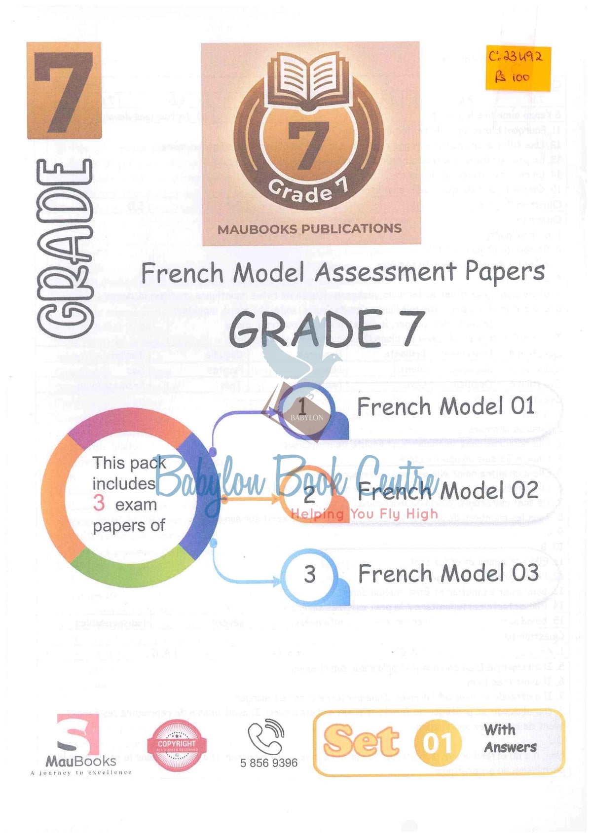 French Model Assessment Papers Grade 7 Set 1 - Maubooks