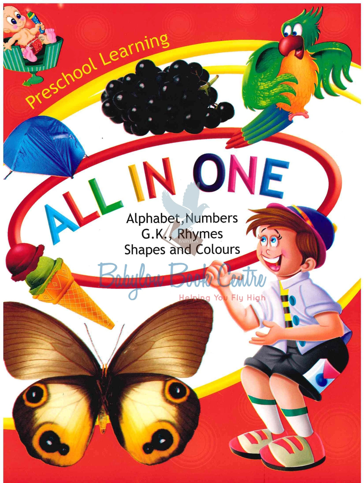 All In One: Alphabet/Numbers/G.K/Rhymes/Shapes/Colours - Preschool Learning