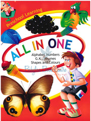 All In One: Alphabet/Numbers/G.K/Rhymes/Shapes/Colours - Preschool Learning