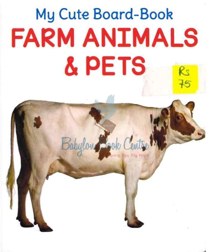 Farm Animals & Pets - My Cute Board-Book