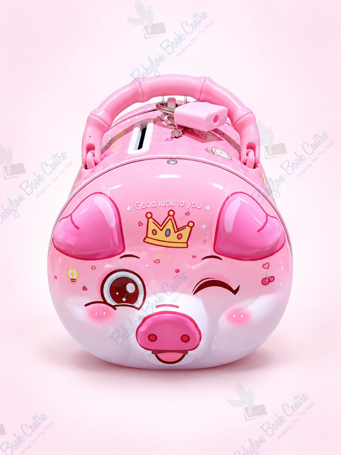 PIG Piggy Bank No.S-281 - Key Lock - Xiaolingjing