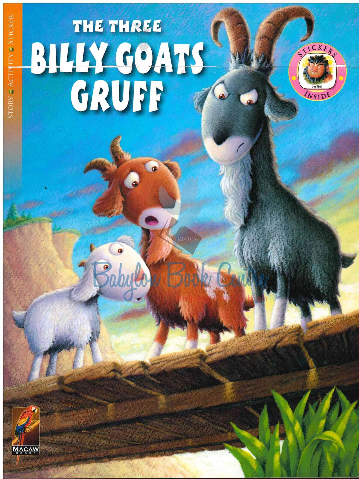 The Three Billy Goats Gruff - Story/Activity/Sticker - Macaw
