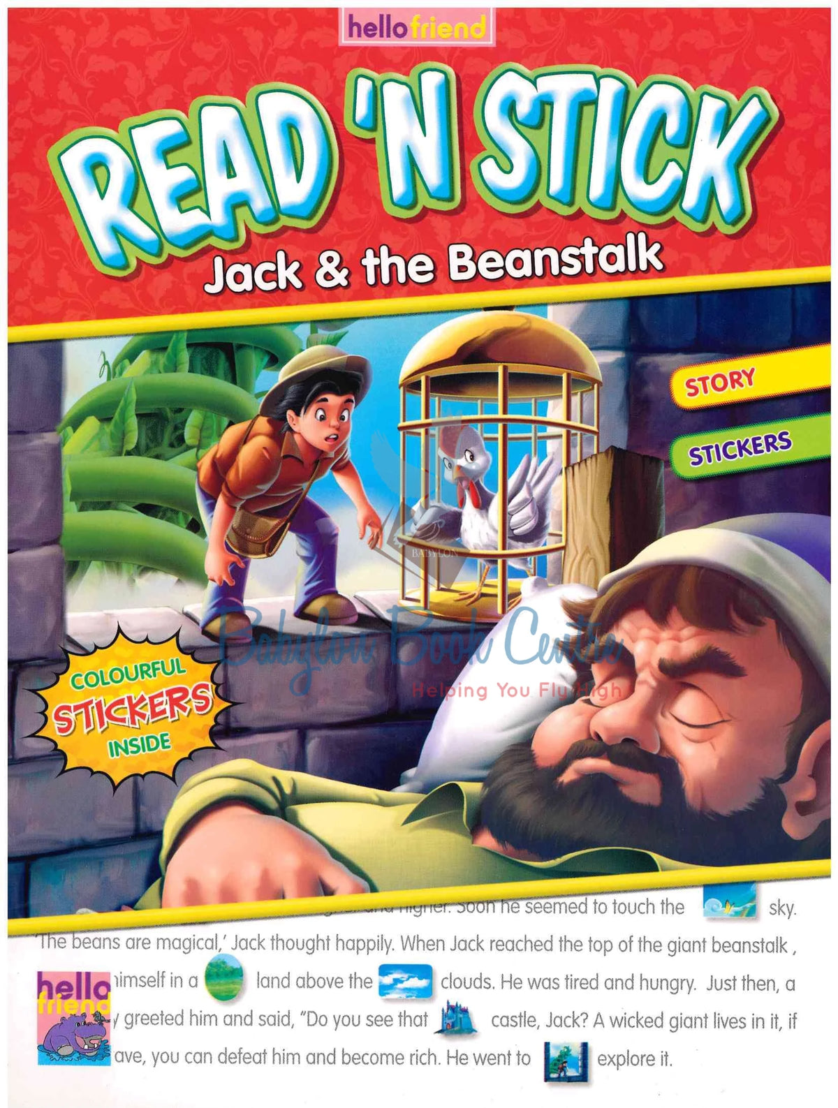 Jack & The Beanstalk - Read & Stick