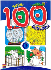 Super 100 Activities Dark-Blue - Have Fun As You Learn - Hello Friend