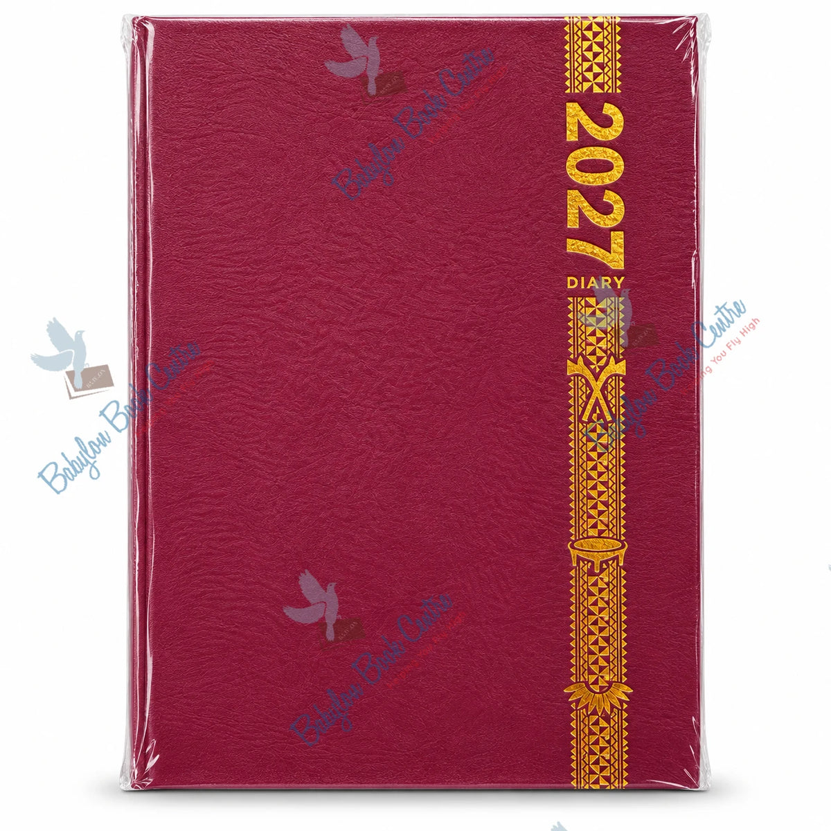 Diary 2027 A5 1 DP-Gold Strip [Available in Many Colours]