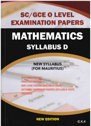 Mathematics O-Level - Syllabus D - G.K.Anmol