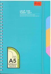 A5 Spiral Notebook 8mm