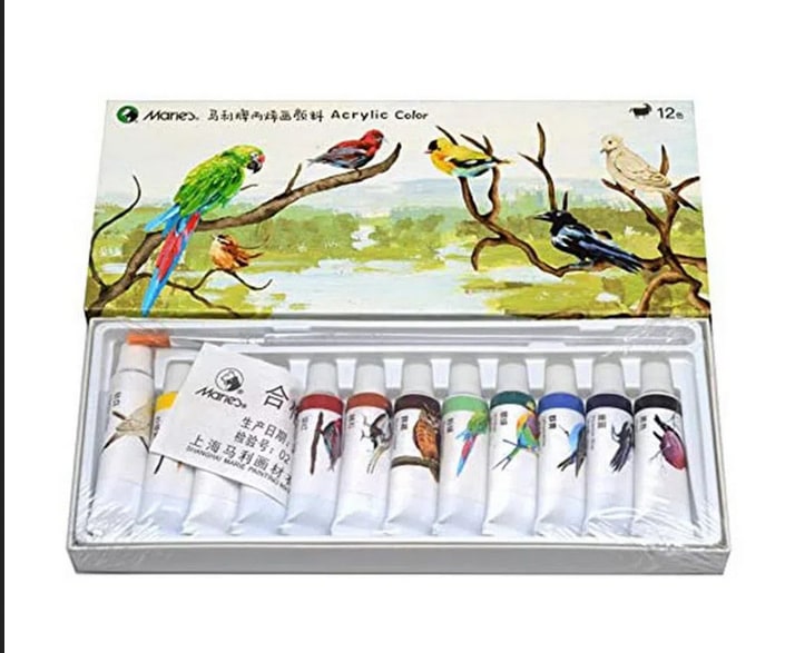 Acrylic Color 12 Pcs MARIES