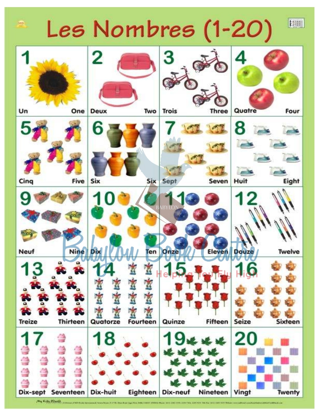 Les Nombres ( 1 - 20)