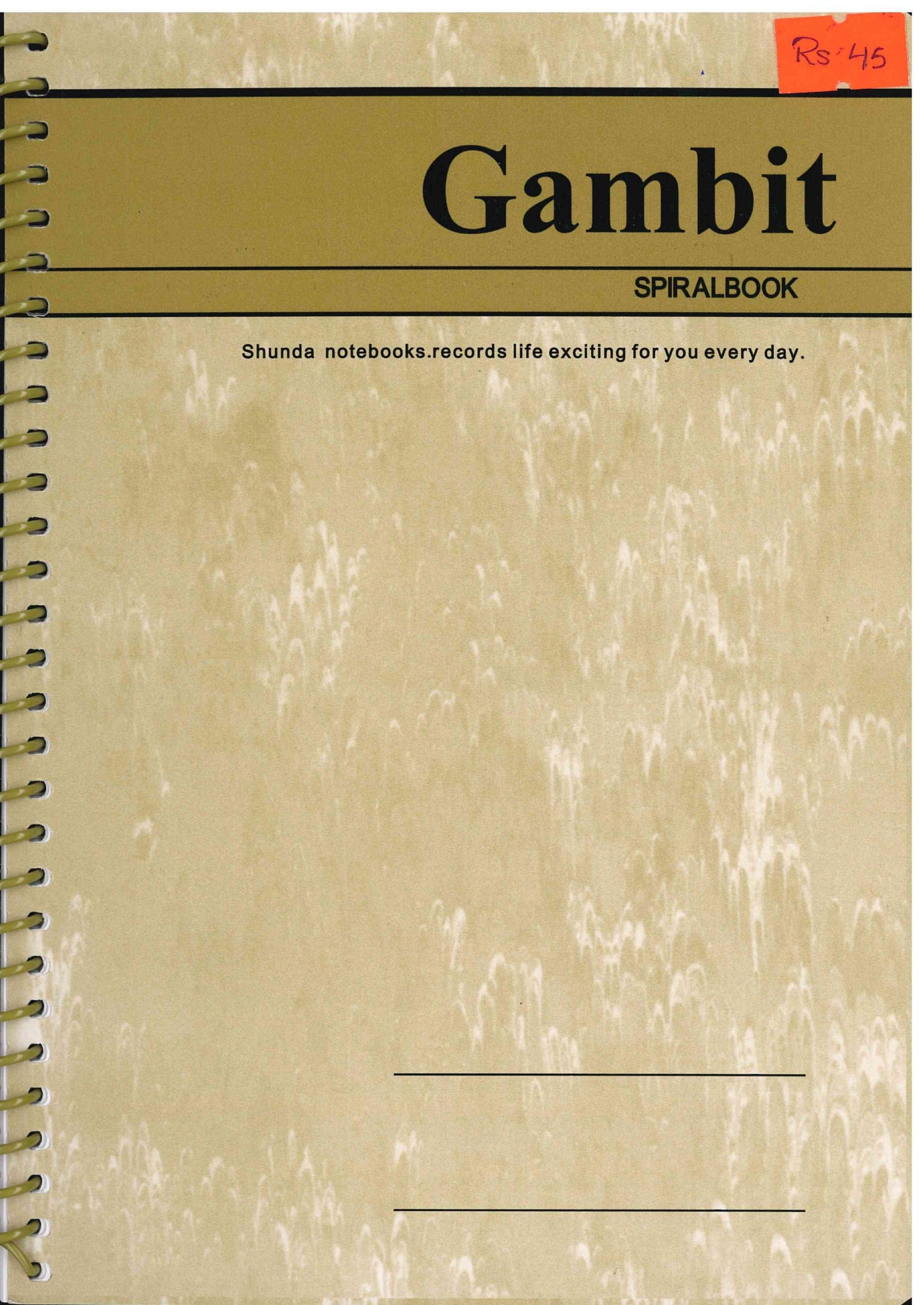 Gambit Spiral Notebook A5 40 PG