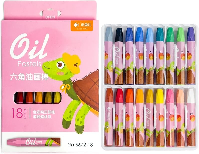 Oil Pastel 18 Colours 6672-18