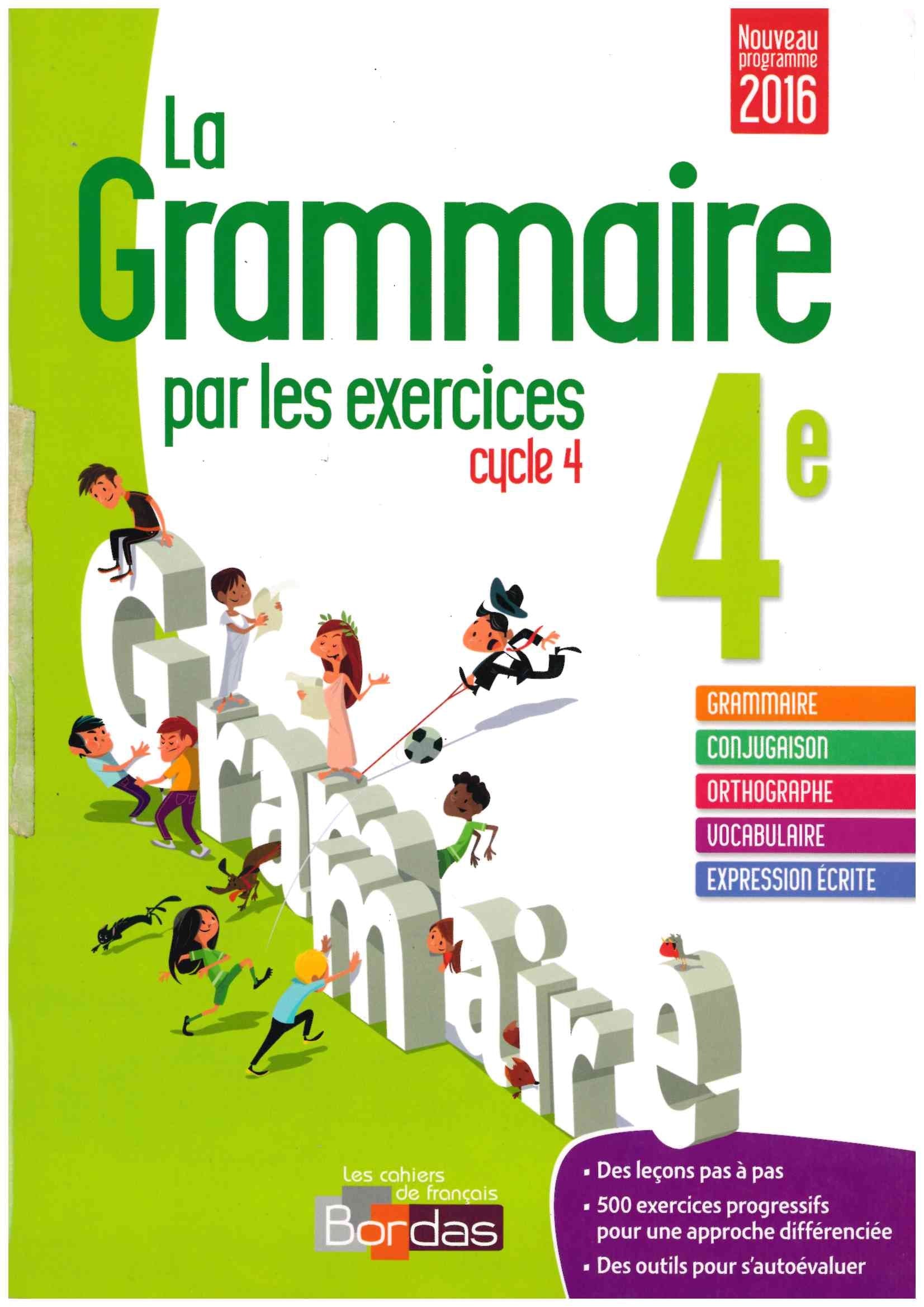 La Grammaire 4em Bordas