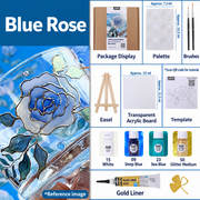 Arty's Glass Paint Kit -Blue
