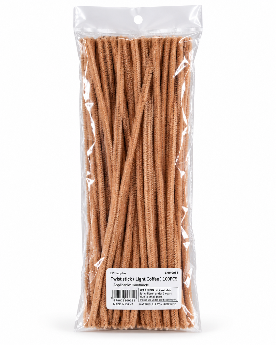 Twist Stick (L.Coffee) 100pcs
