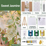 Arty's Glass Paint Kit -Jasmine