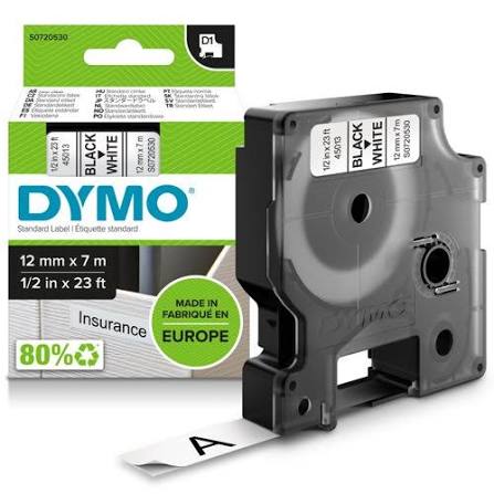 Dymo D1 12mmx7m Label